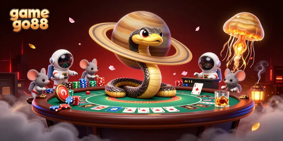 Uncover strategies and tactics for success with game go88 in a vibrant casino-themed illustration.