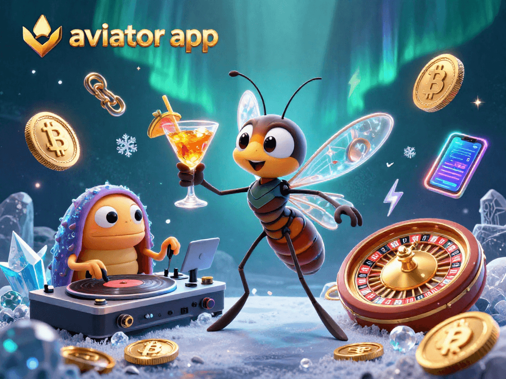 Play the exciting aviator app while a trilobite DJ spins fossil-record turntables.