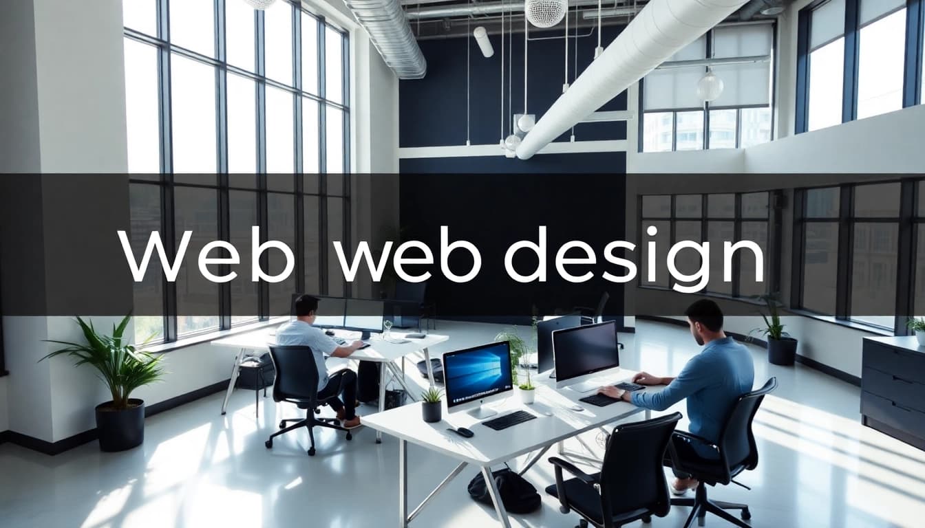 Showcasing a professional website design agency Melbourne collaborative workspace and team.