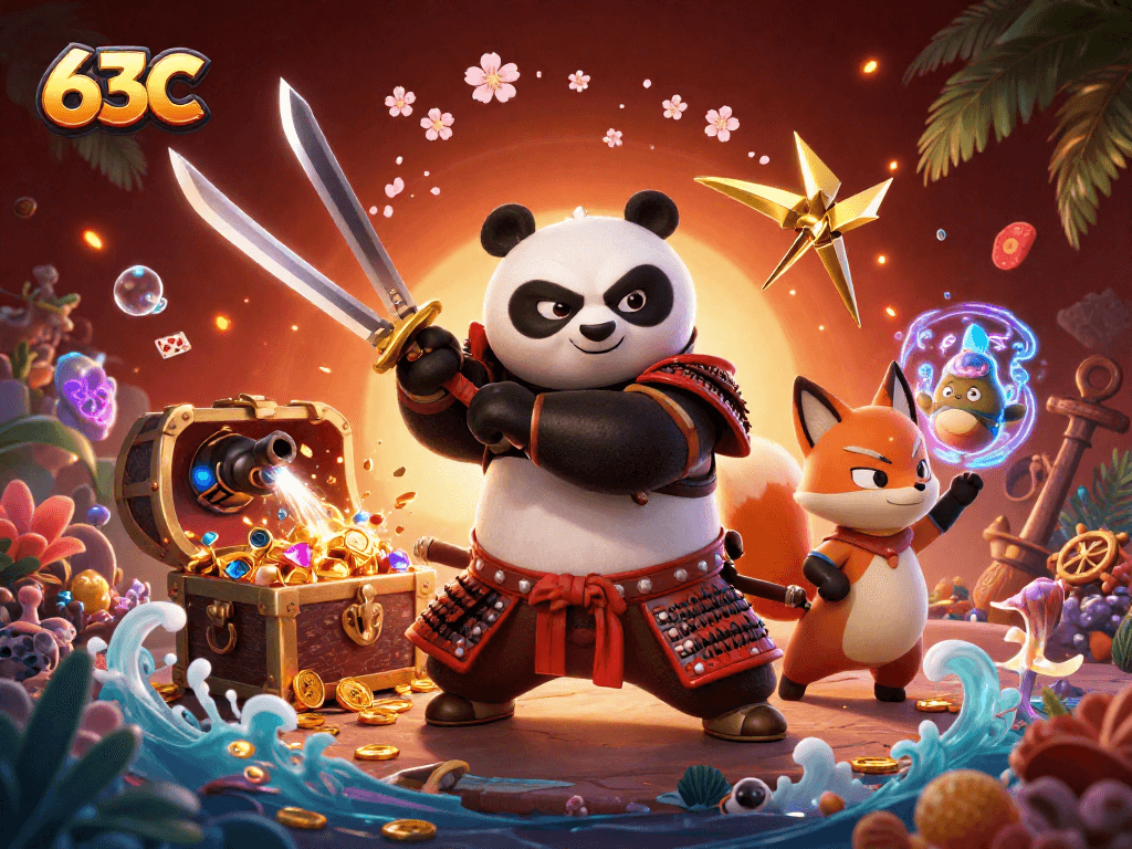 Jogue 63C e descubra a ação dos jogos de cassino com animais em um cenário vibrante.