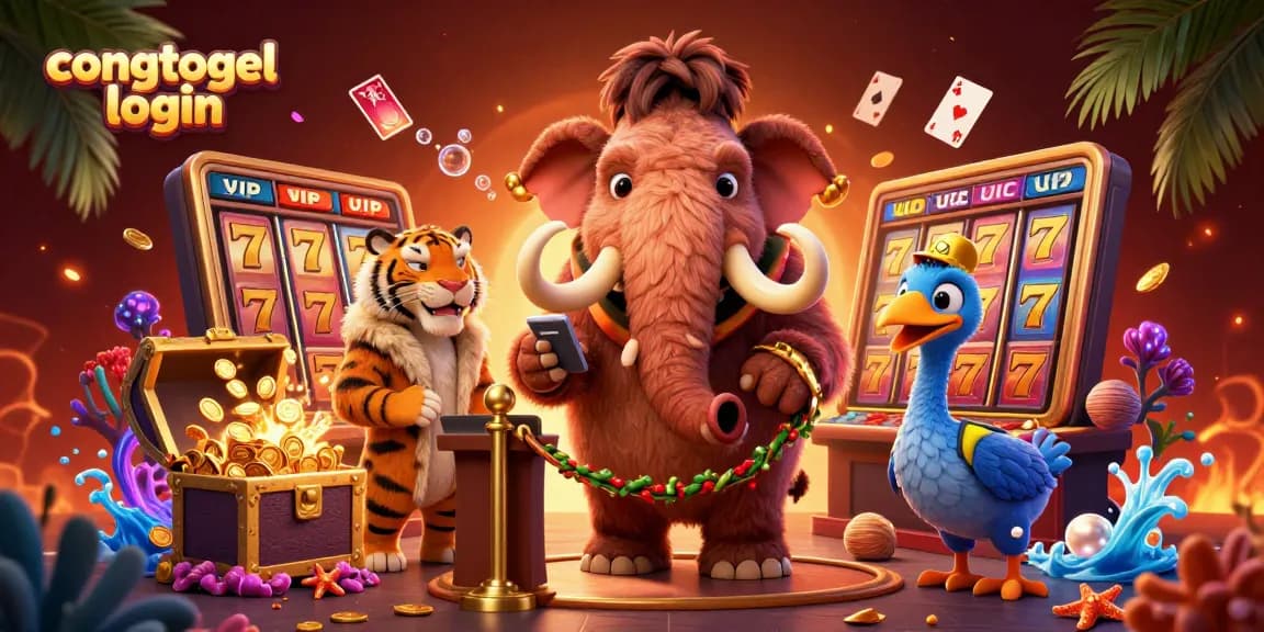 Join the excitement with congtogel login to access the vibrant world of online slot games, featuring majestic 3D characters.
