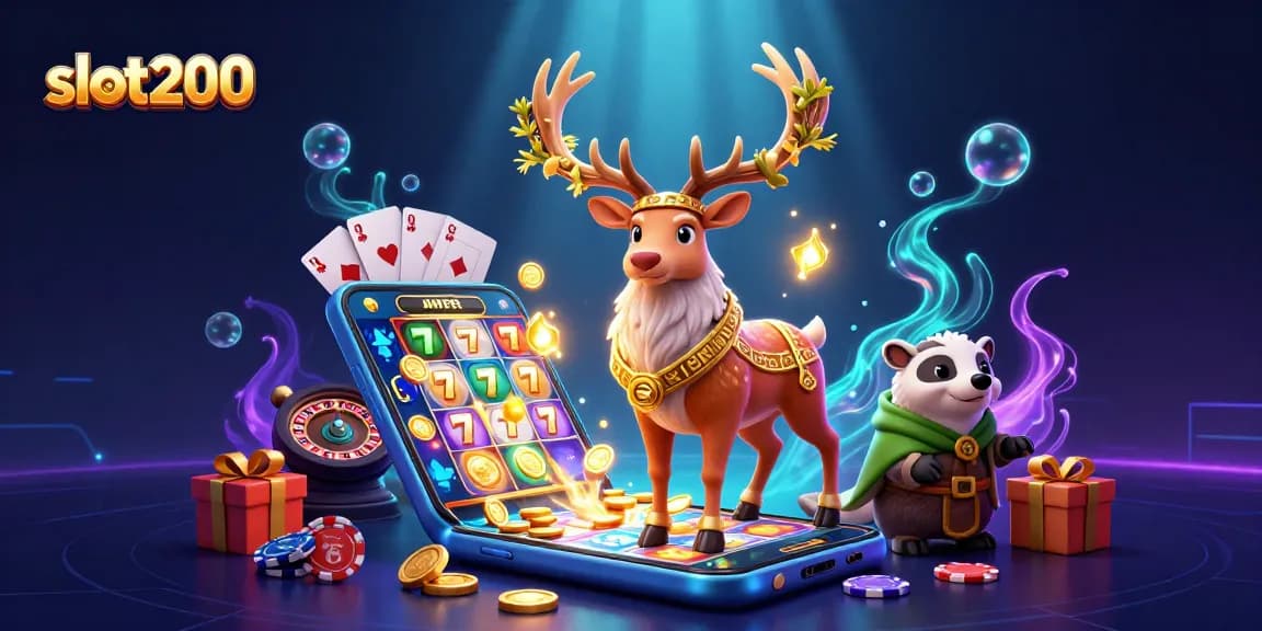Experience thrilling slot games with slot200 as enchanting characters and game elements come alive.