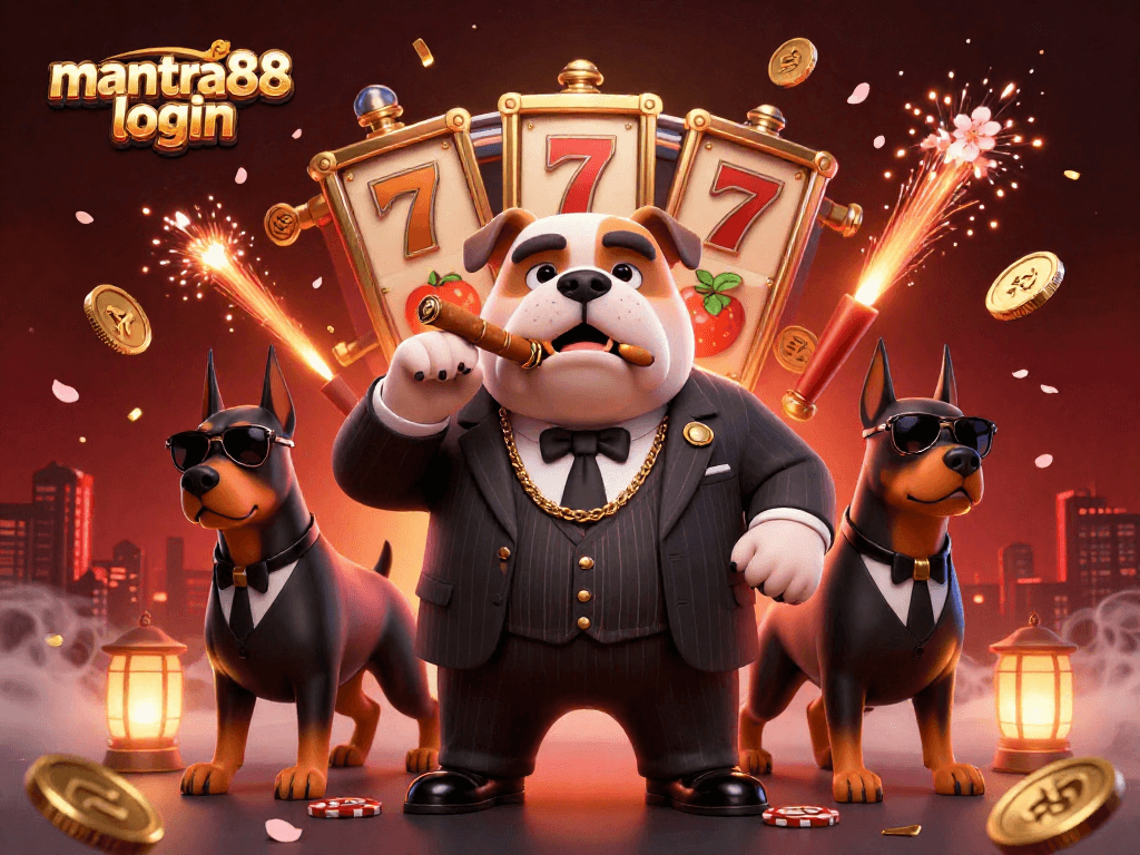 Experience thrilling mantra88 login action with vibrant casino characters and dynamic slot elements.