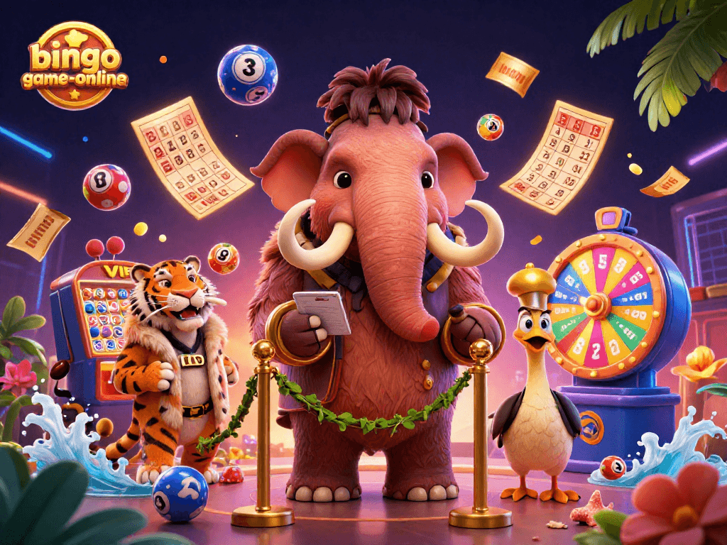 Catch excitement in bingo-game-online with dynamic jackpot ambiance and vibrant characters!