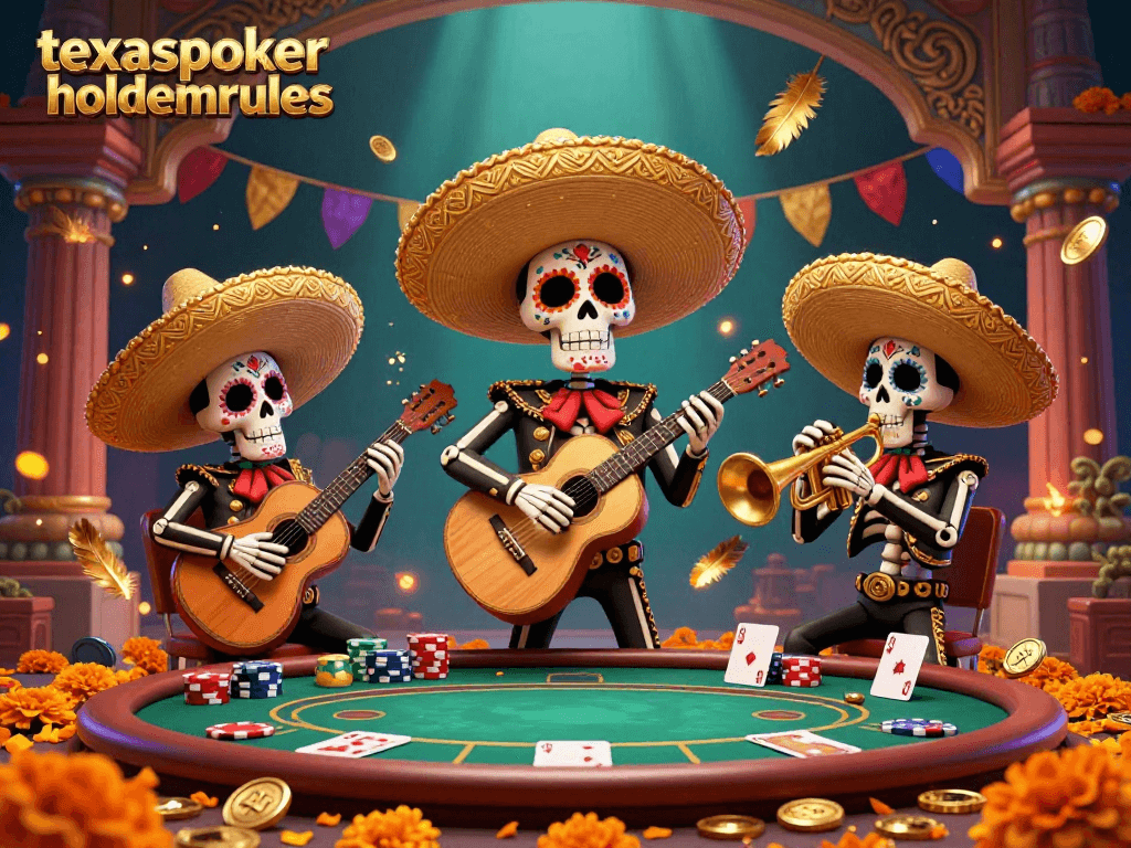 Engage in thrilling Texas poker action with the vibrant scene highlighting teeming excitement at the texaspokerholdemrules table.