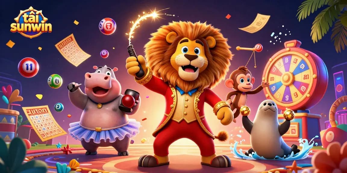 Play tải sunwin to win big in a vibrant 3D illustrated casino scene.