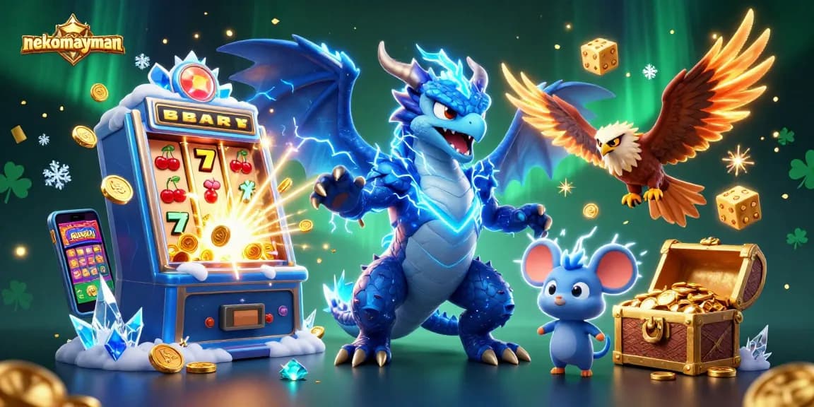 Neko May Mắn players enjoy thrilling jackpots with electrifying wins in vibrant casino atmosphere