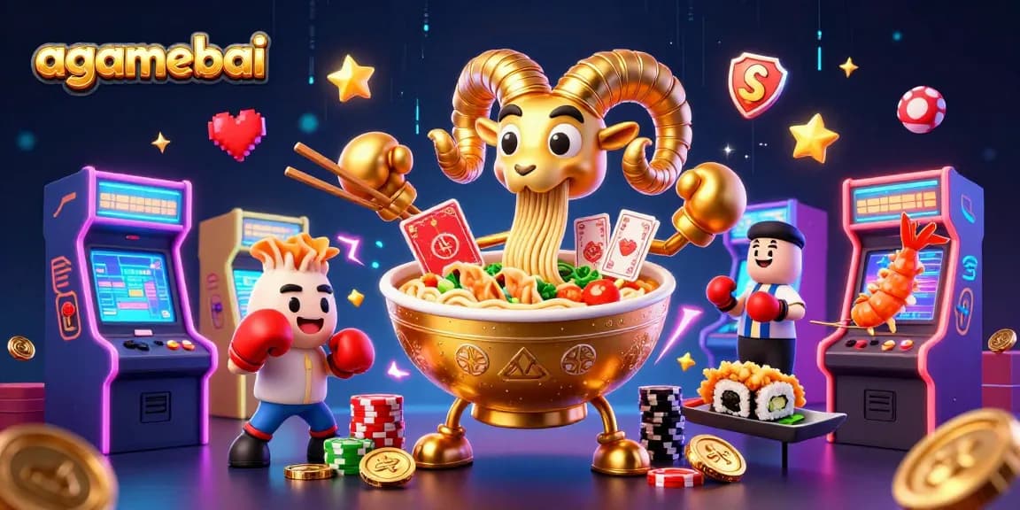 Engage with agamebai's vibrant casino scene featuring animated characters and thrilling game elements.