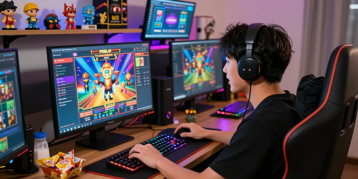 Engaged player experiencing we88 PGSLOT game in vibrant gaming environment.