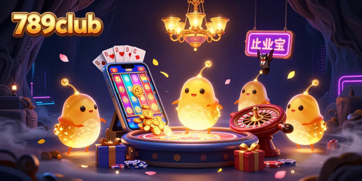 Light up your winning game experience with 789club in this vibrant casino illustration.