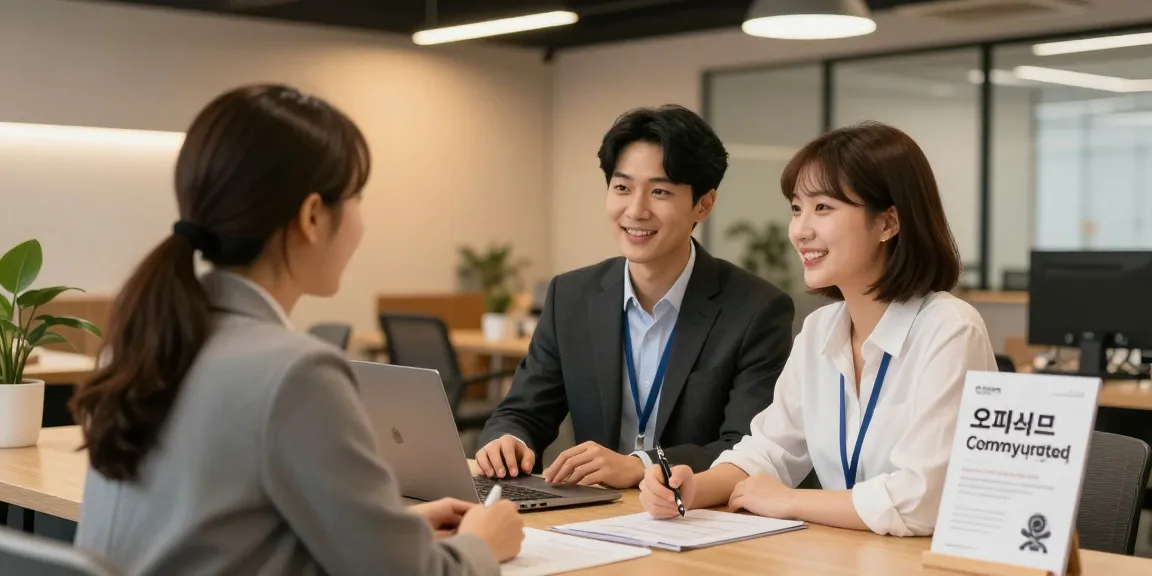 Trusted 오피사이트 provider assisting local customers in a welcoming office environment.