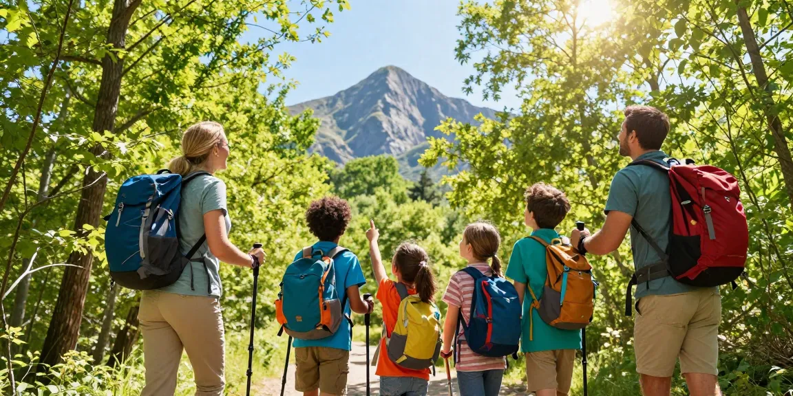 Family hiking in nature while accessing mantra88 login on mobile for adventure updates.