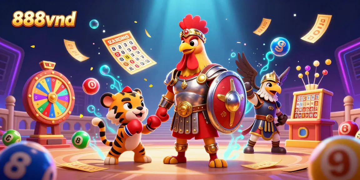 Experience thrilling gameplay at 888vnd with dynamic games featuring exciting lottery balls, golden tickets, and more.