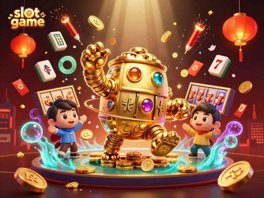 Engage with the exciting slot game featuring vibrant characters, dynamic symbols, and captivating elements.