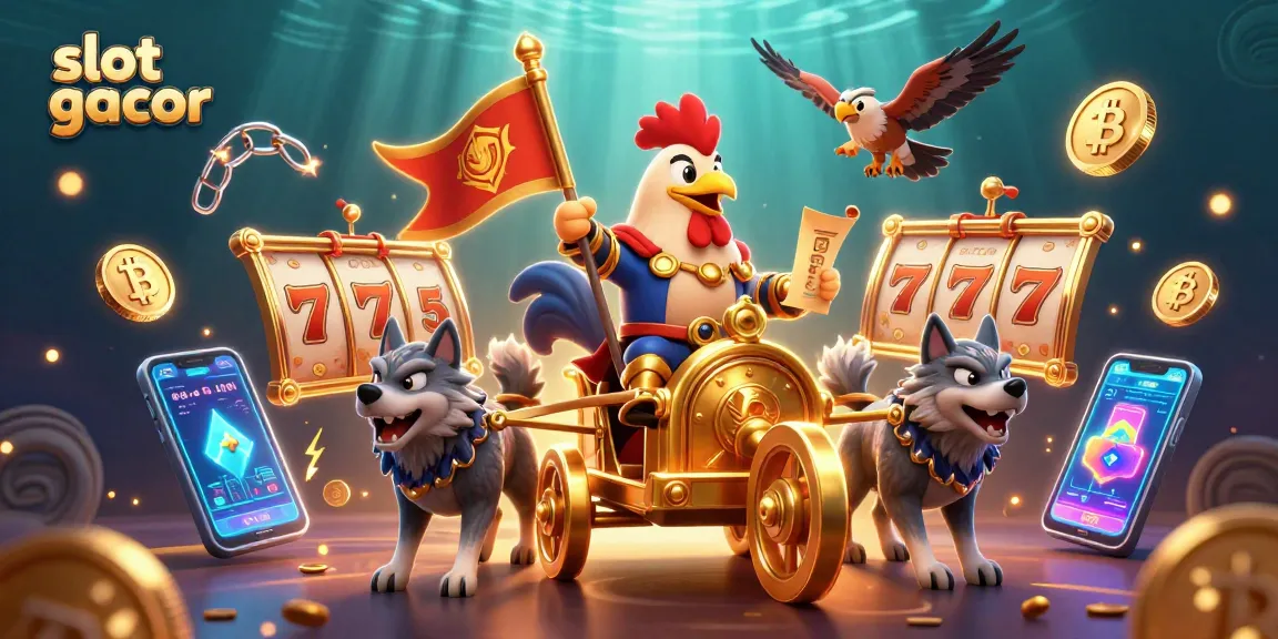 Experience excitement with slot gacor featuring vibrant characters and dynamic casino elements.