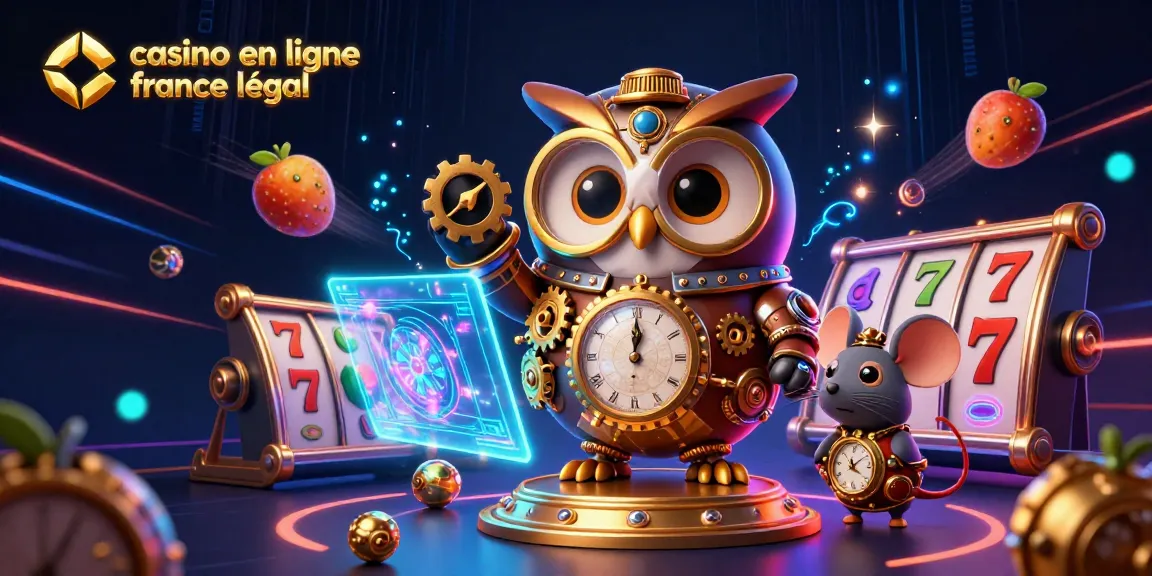 Plongez dans l'univers du casino en ligne France légal avec une illustration captivante de machines à sous.