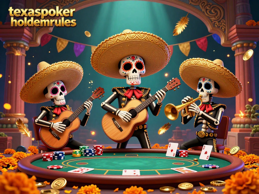 Engage in thrilling Texas poker action with the vibrant scene highlighting teeming excitement at the texaspokerholdemrules table.