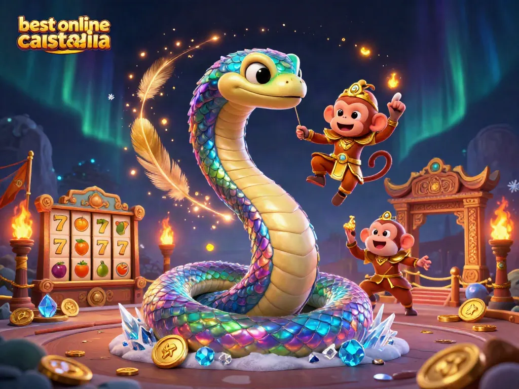 Experience the best online casino Australia with vibrant gaming elements and 3D fantasy characters.