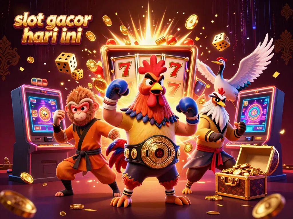 Experience excitement with slot gacor hari ini featuring vibrant characters, jackpots, and dynamic game elements.