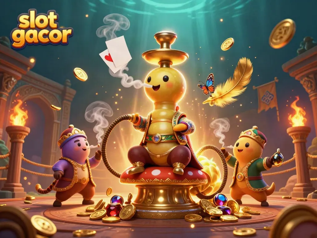 Gambarkan pengalaman bermain slot gacor dengan simbol poker dan deposit yang melimpah