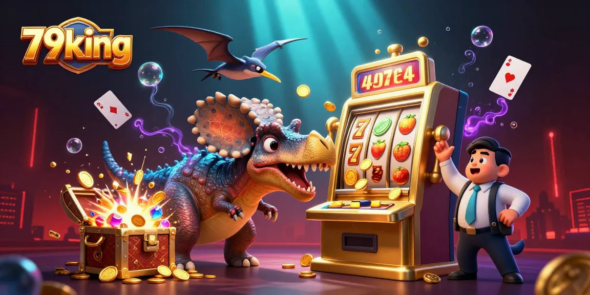 Experience the thrill of 79king with a pachycephalosaurus jackpot scene and dynamic casino action.