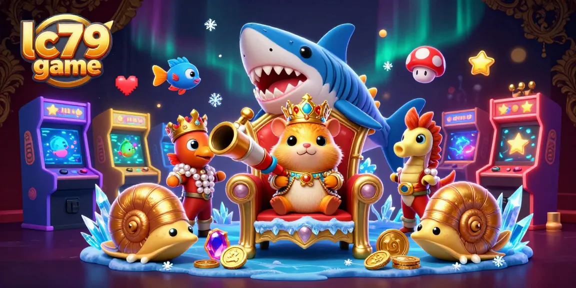 Tham gia lc79 game với các nhân vật và trò chơi bắn cá đầy màu sắc trong khung cảnh ấn tượng.