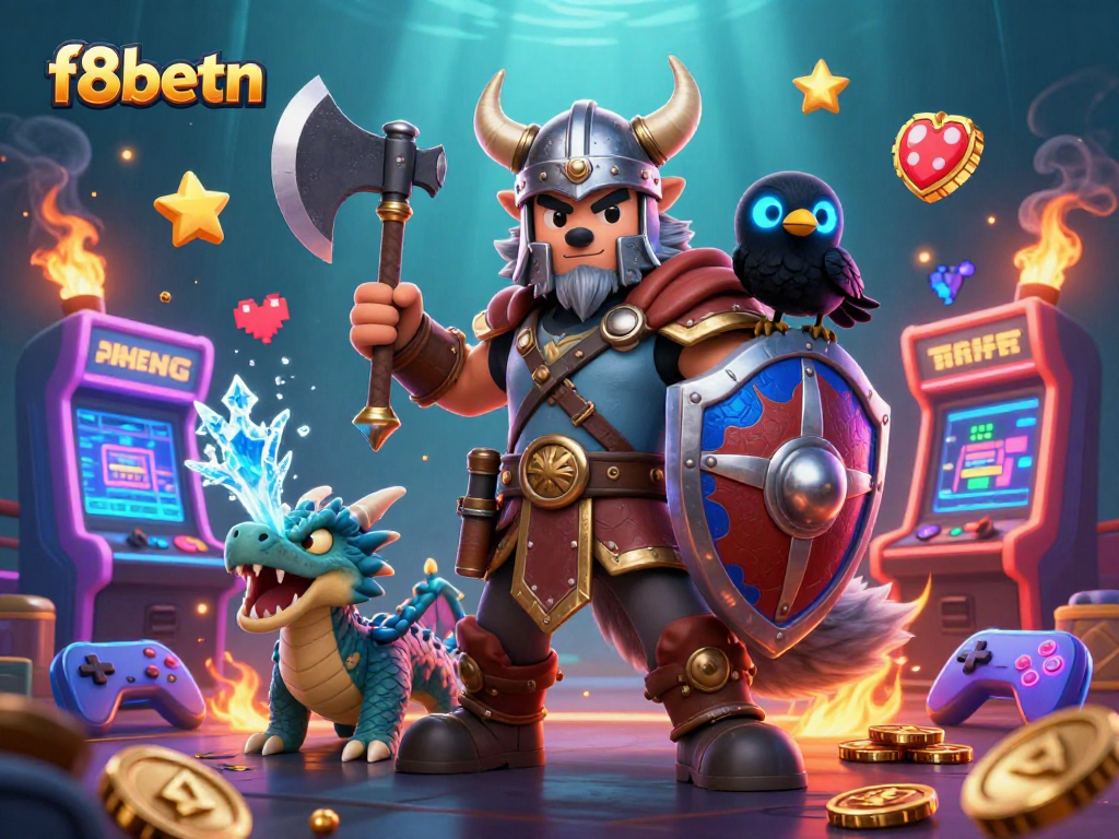 Engage with the exciting world of f8betn while exploring a vibrant casino scene filled with gaming action.