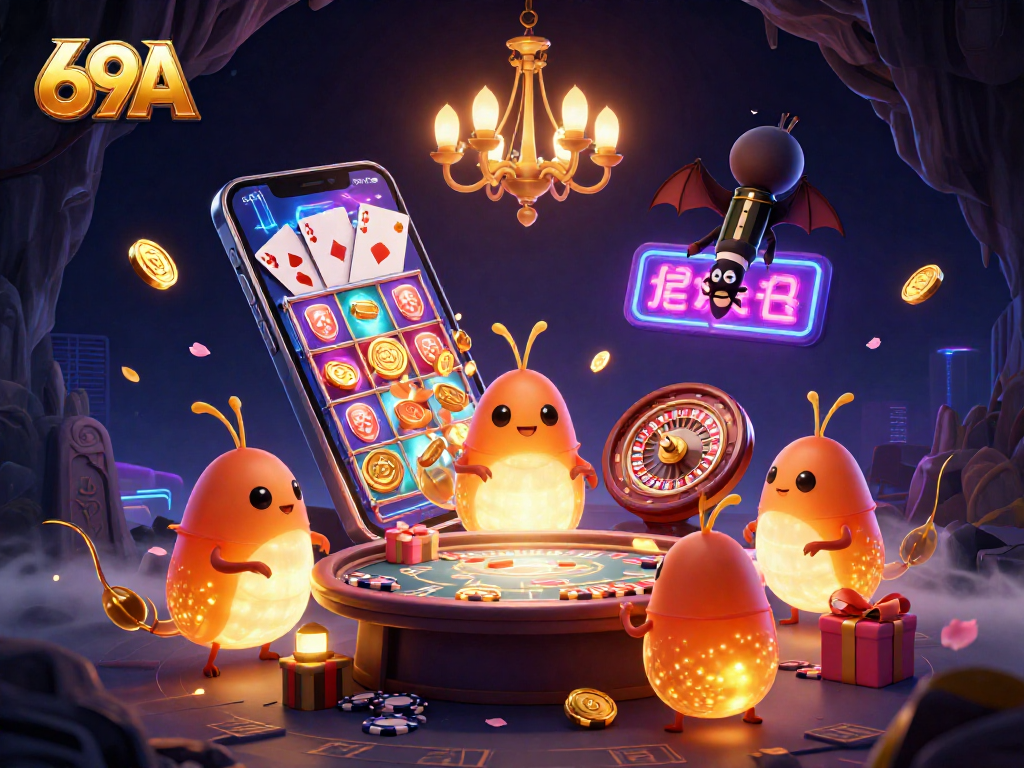 Experimente a emoção do jogo com 69A iluminado por vagalumes em um cassino cativante.