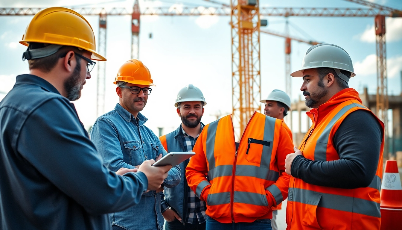 Engaged participants learning construction safety training denver in a vibrant training setting.