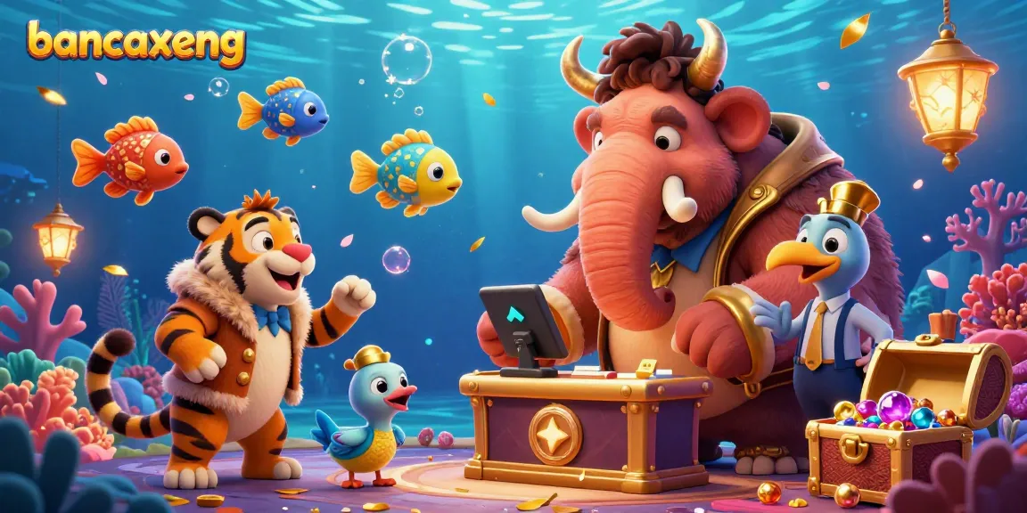 Bancaxeng engages players in thrilling underwater fish shooting games with vibrant sea life.
