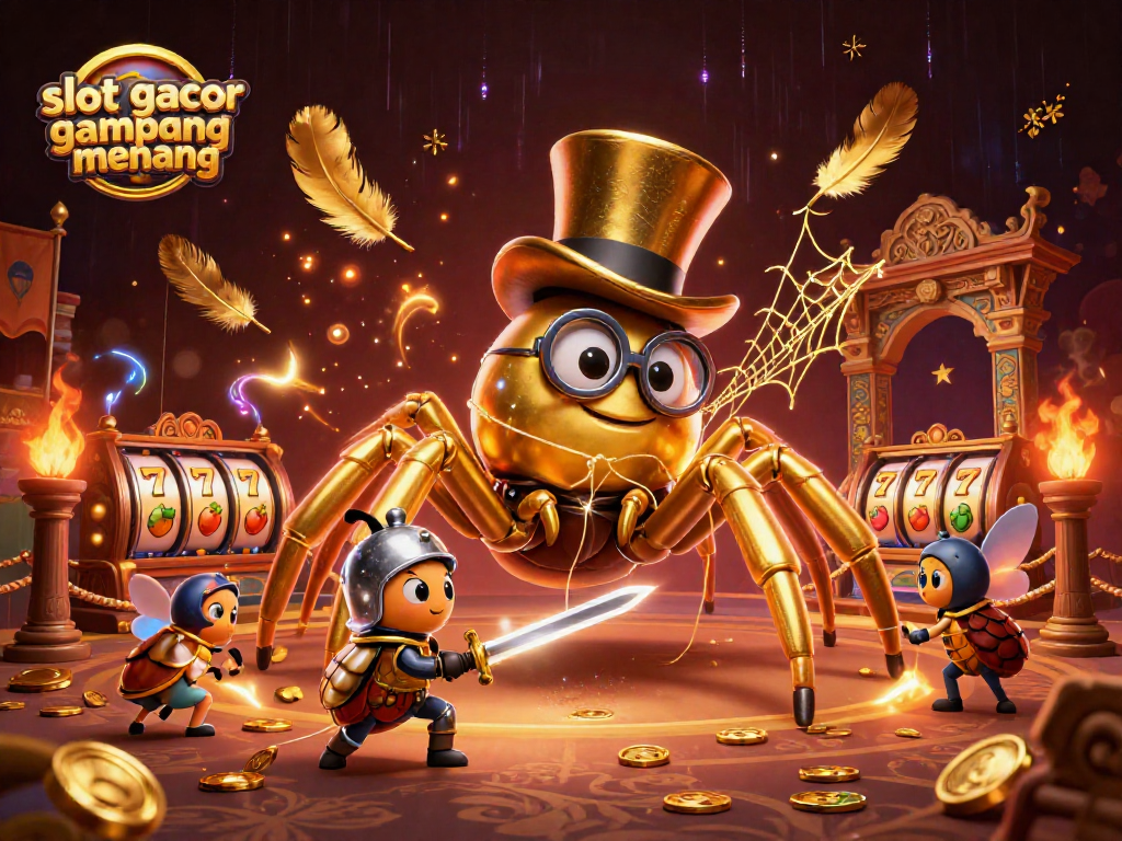 Experience the thrill of slot gacor gampang menang with a captivating casino scene showcasing adventure and excitement.